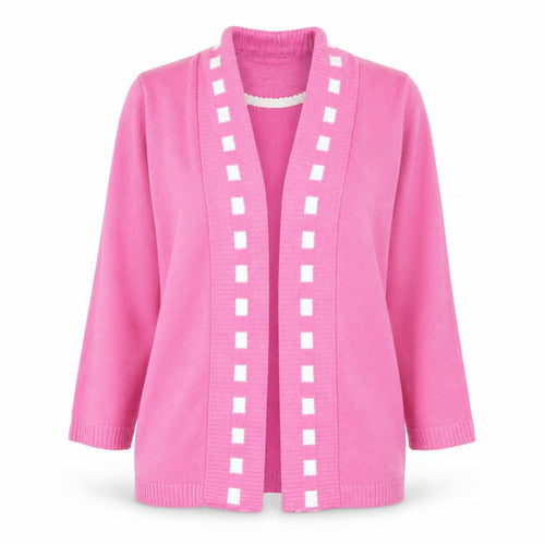 CHIC Womens Pink   Cardigan Jumper Size M