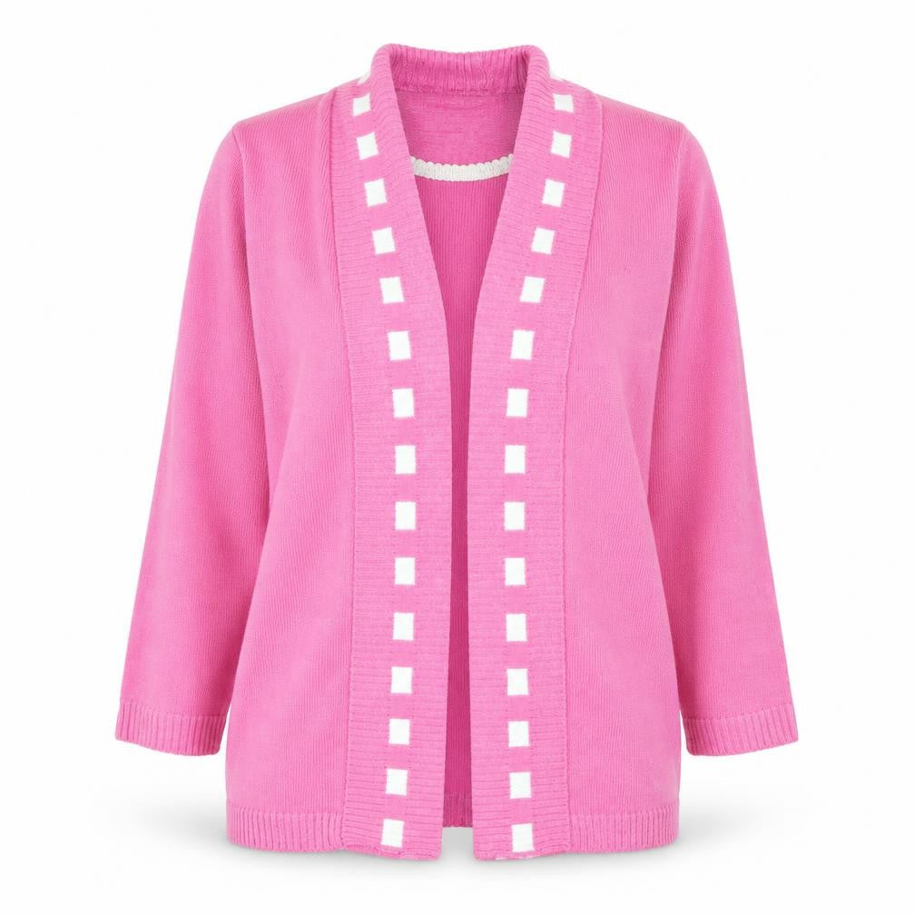 CHIC Womens Pink   Cardigan Jumper Size M