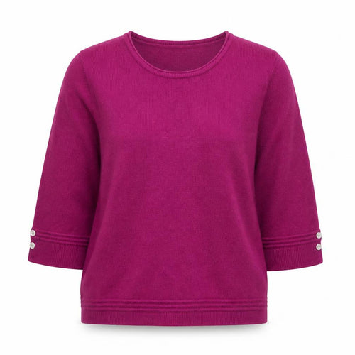 Text. Womens Purple   Pullover Jumper Size M