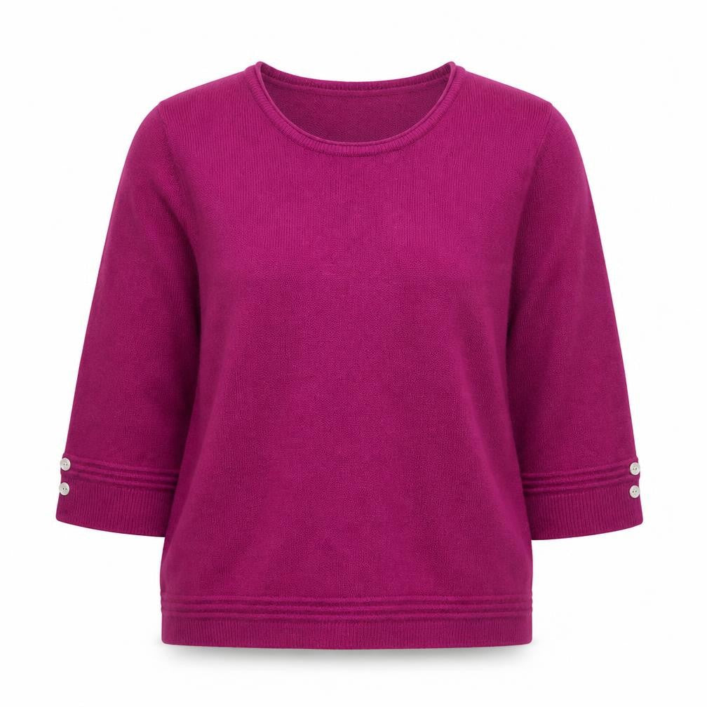 Text. Womens Purple   Pullover Jumper Size M