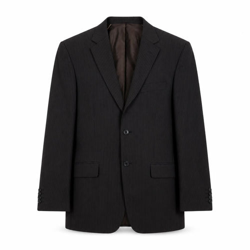 Marks and Spencer Mens Brown Striped  Jacket Suit Jacket Size S