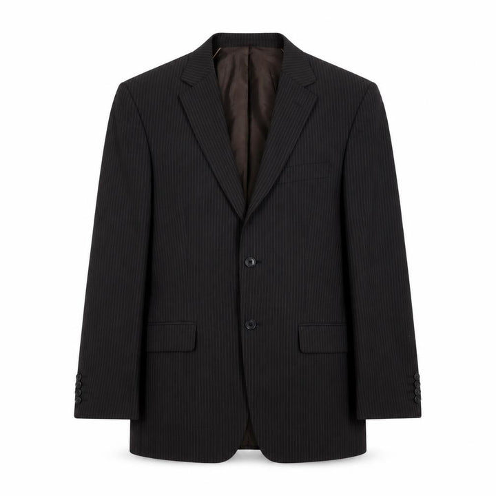 Marks & Spencer Mens Brown Striped Jacket Suit Jacket Size S