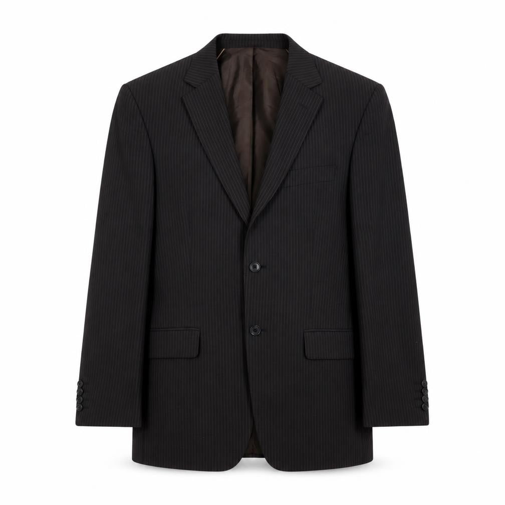 Marks and Spencer Mens Brown Striped  Jacket Suit Jacket Size S
