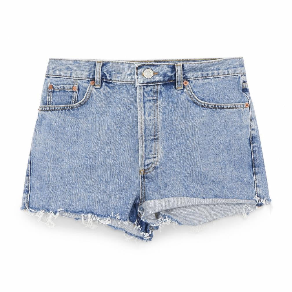 Preworn Womens Blue   Cut-Off Shorts Size 10