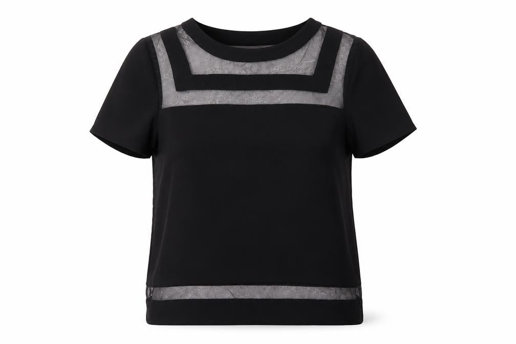 vera&lucy Womens Black   Basic Blouse Size S