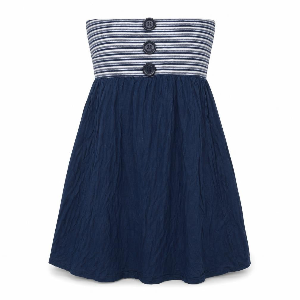Baby Angel Womens Blue Striped  Mini  Size M