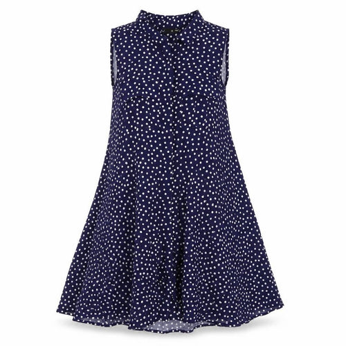 Sportsgirl Womens Blue Polka Dot  Mini  Size 8