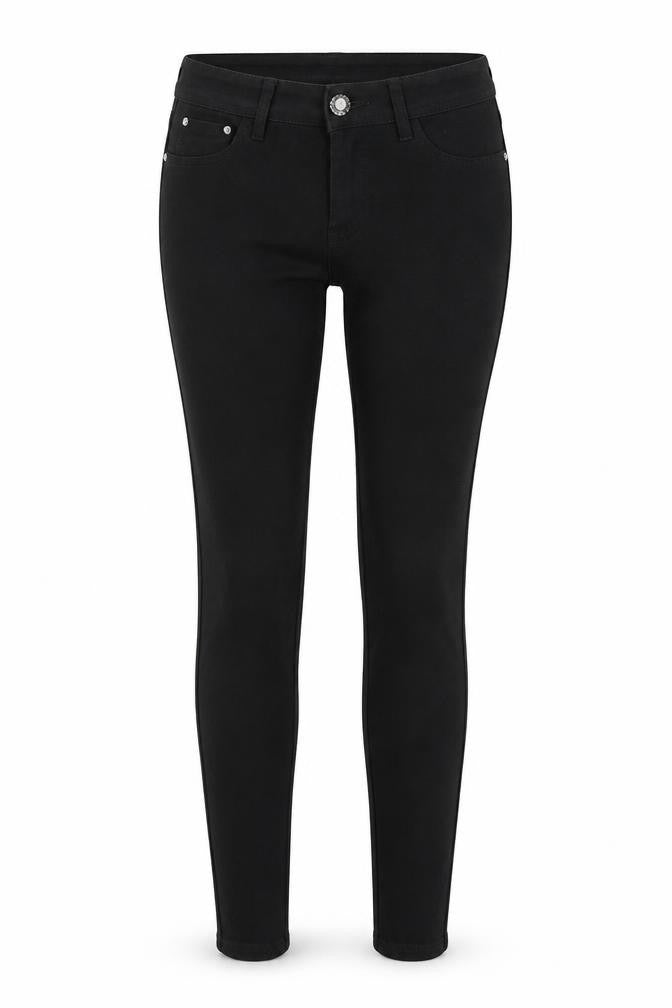 Miss Anna Womens Black  Denim Skinny Jeans Size 6 L26 in