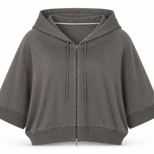 Reset Womens Brown   Cape Hoodie Size 40