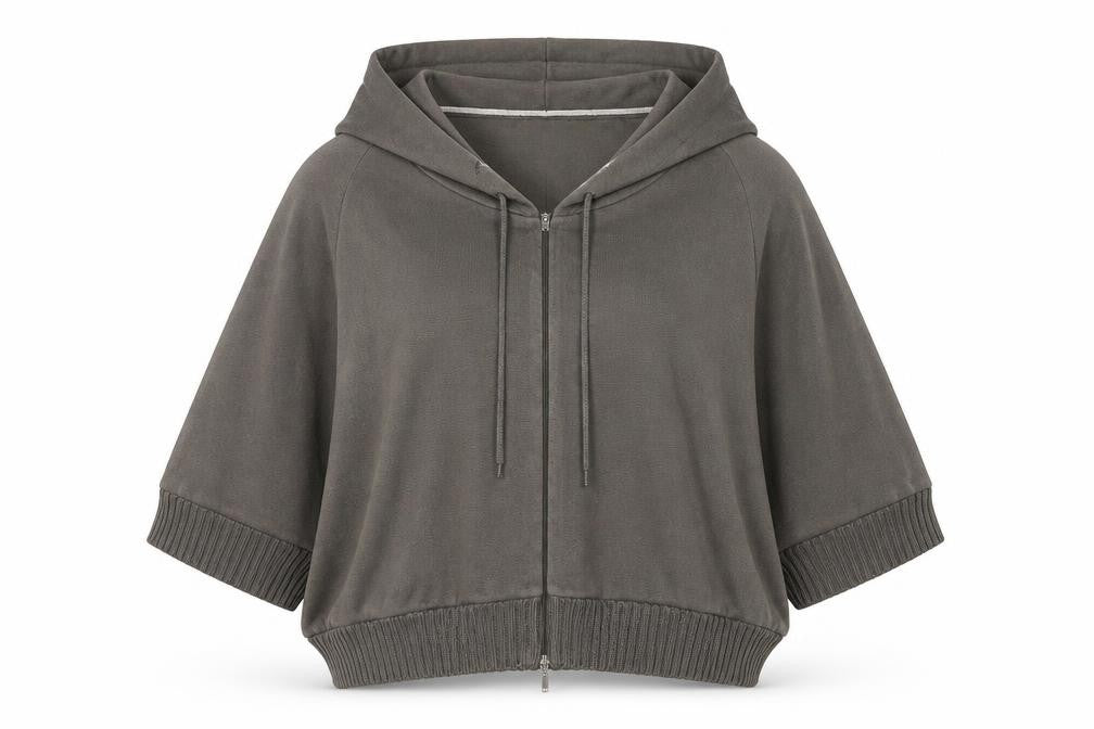 Reset Womens Brown   Cape Hoodie Size 40