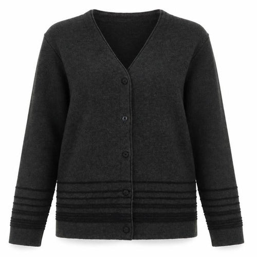 BHS Womens Grey   Cardigan Jumper Size 10