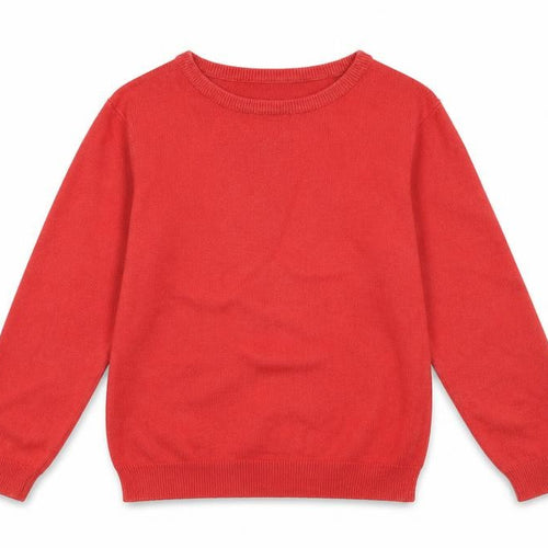 DPAM Boys Orange  Knit Pullover Jumper Size 8 Years