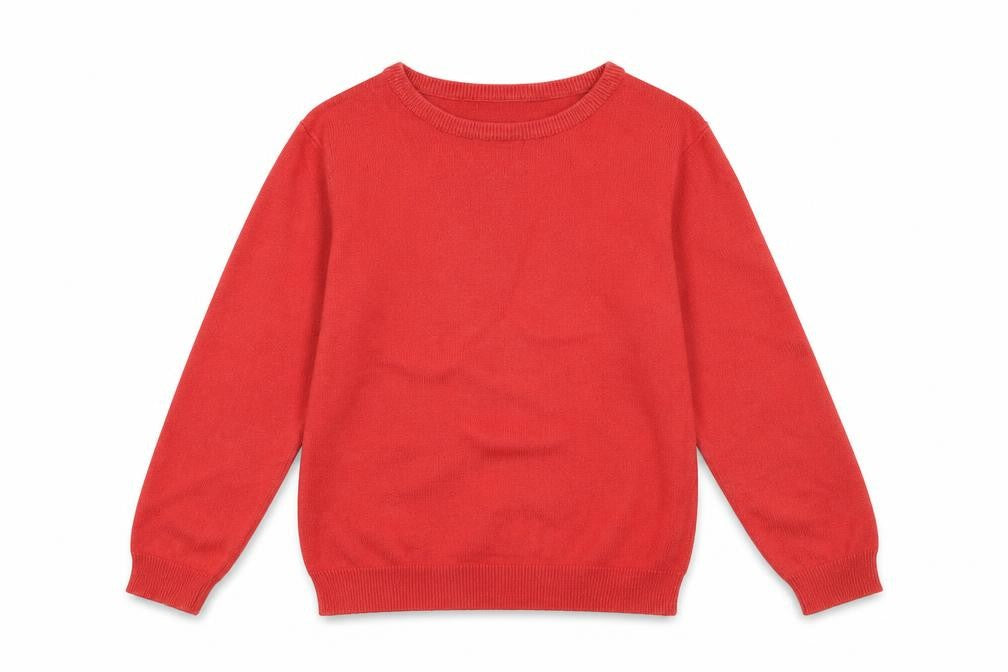 DPAM Boys Orange  Knit Pullover Jumper Size 8 Years