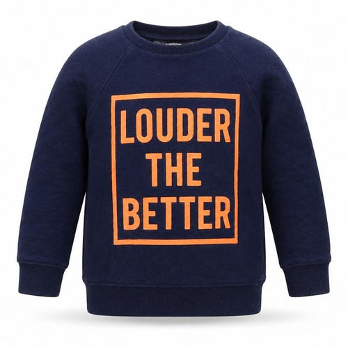 George Boys Blue  Jersey Pullover Sweatshirt Size 2-3 Years  - Louder the Better