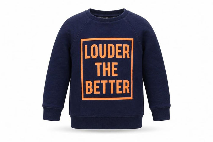 George Boys Blue Jersey Pullover Sweatshirt Size 2-3 Years - Louder the Better