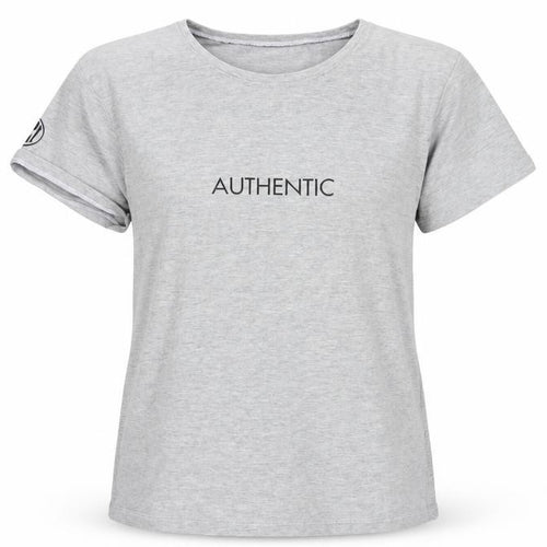 JERZEES Womens Grey  Jersey Basic T-Shirt Size M  - Authentic