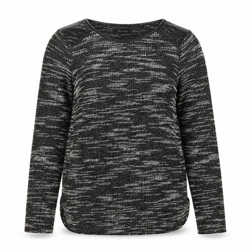 New Look Womens Grey  Knit Pullover Jumper Size 6