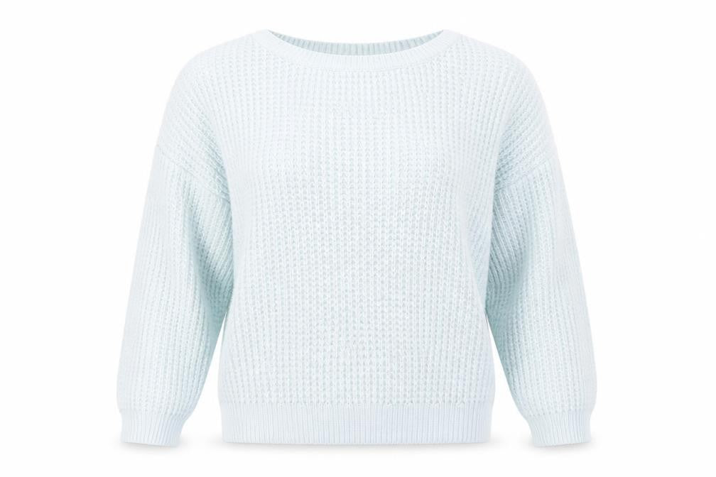 Topshop Womens Blue  Knit Pullover Jumper Size 4