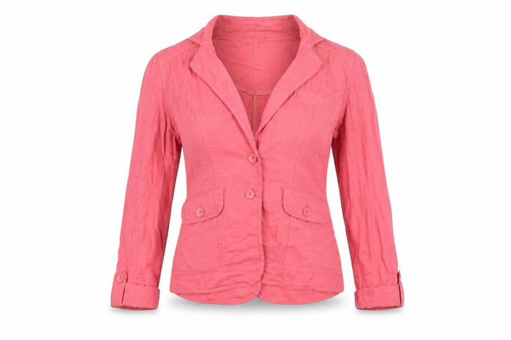 M&Co Womens Red Jacket Size 10