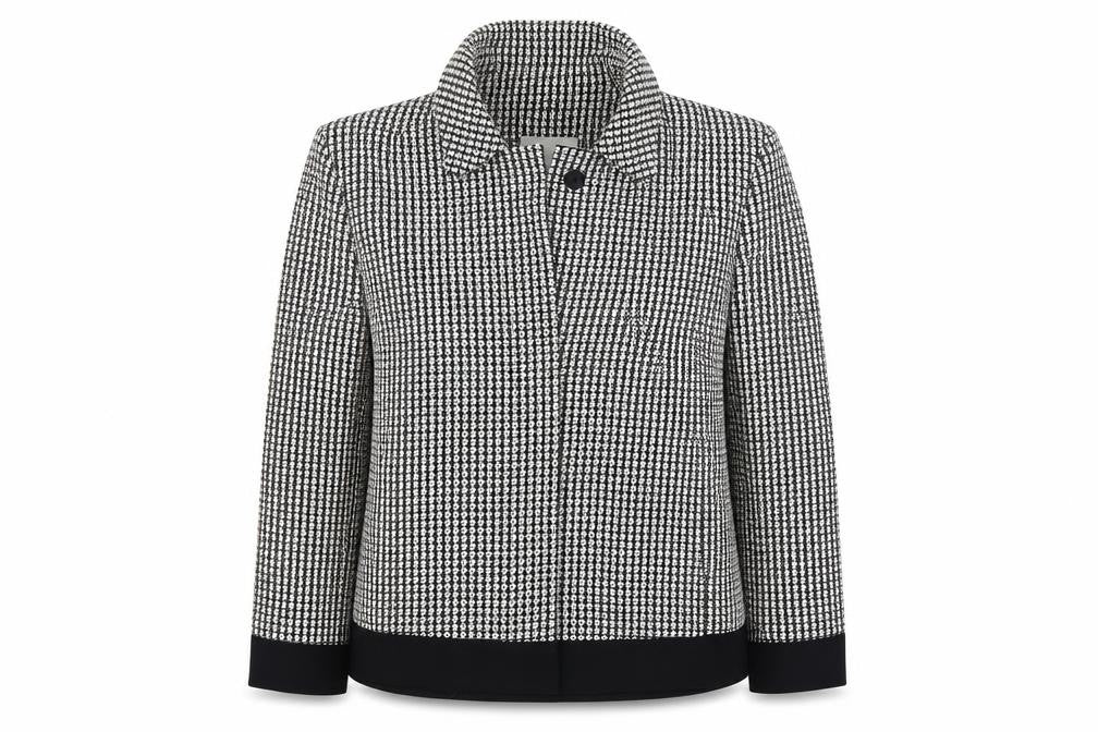 Front view of Great Plains women’s grey jacket coat, size L