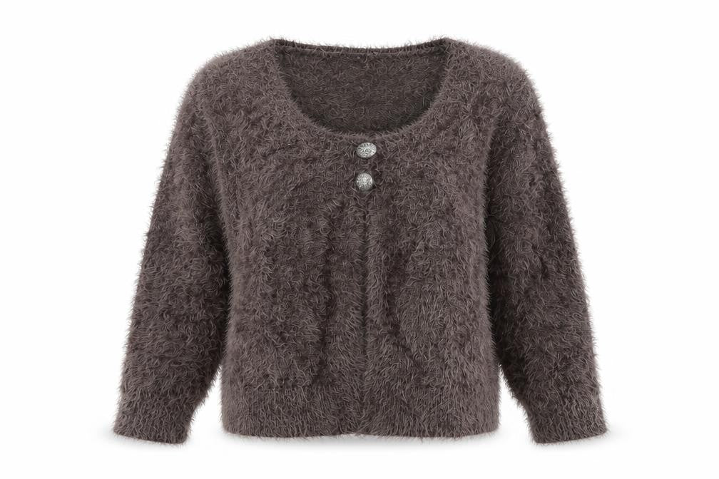 breal Womens Brown   Cardigan Jumper Size M