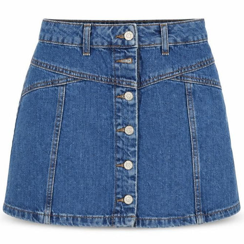 Top shop Womens Blue   Skater Skirt Size 8