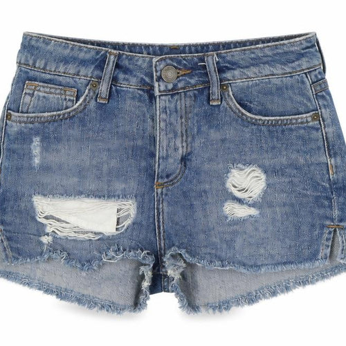 BDG Womens Blue   Cut-Off Shorts Size 4
