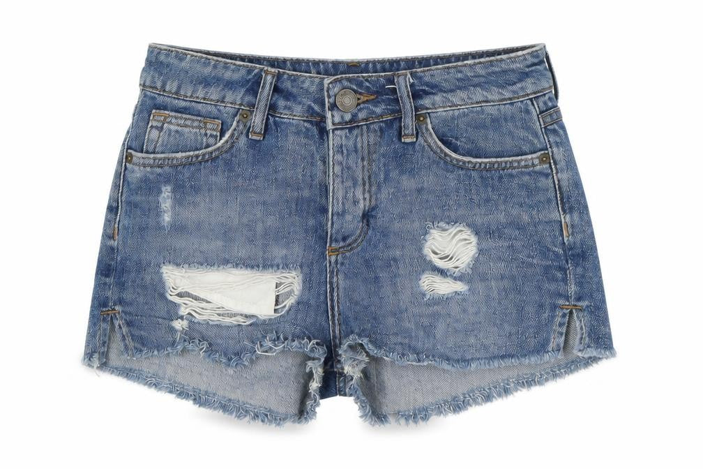 BDG Womens Blue   Cut-Off Shorts Size 4