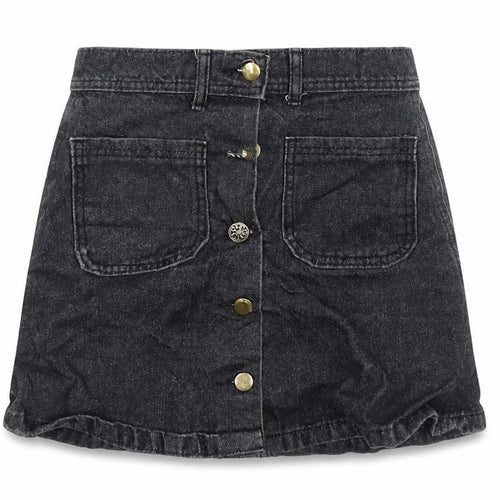 Preworn Womens Black   A-Line Skirt Size 8