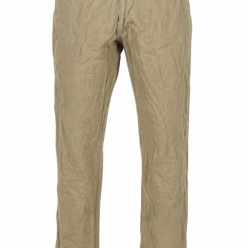 Marks and Spencer Mens Beige   Chino Trousers Size 32 L25 in