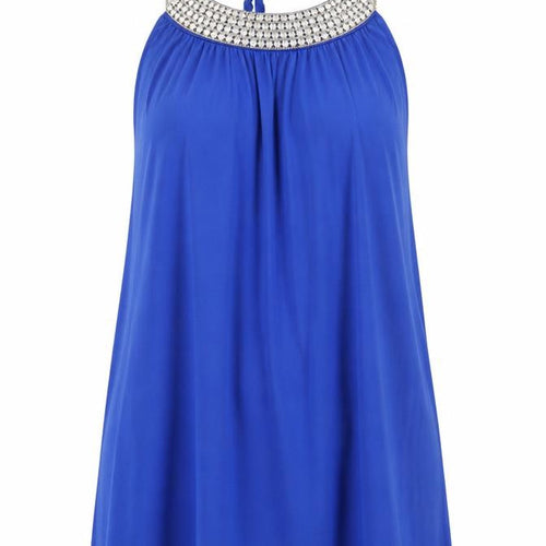 Stella Womens Blue   Basic Blouse Size L