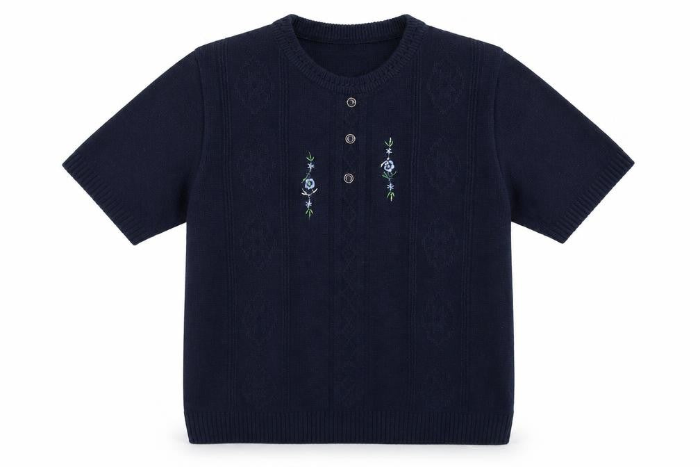 Gold Leaf Womens Blue   Pullover Jumper Size S