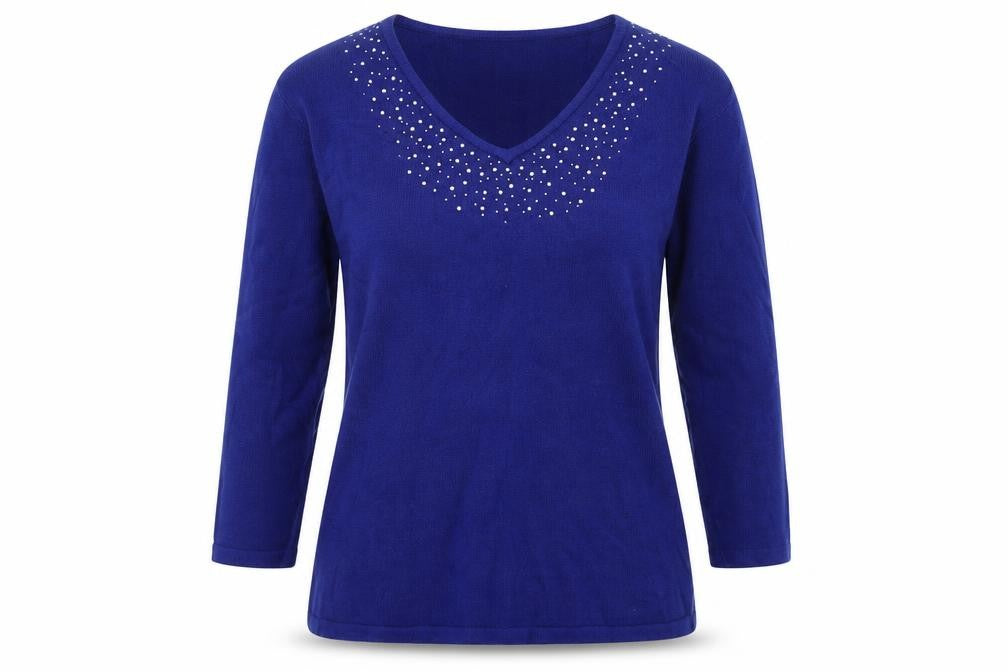 BM Womens Blue   Pullover Jumper Size S