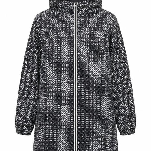 Marks and Spencer Womens Black Floral  Anorak Coat Size S