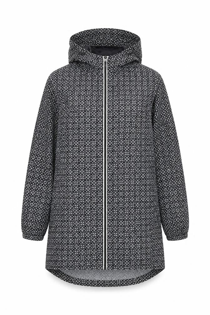 Marks and Spencer Womens Black Floral  Anorak Coat Size S