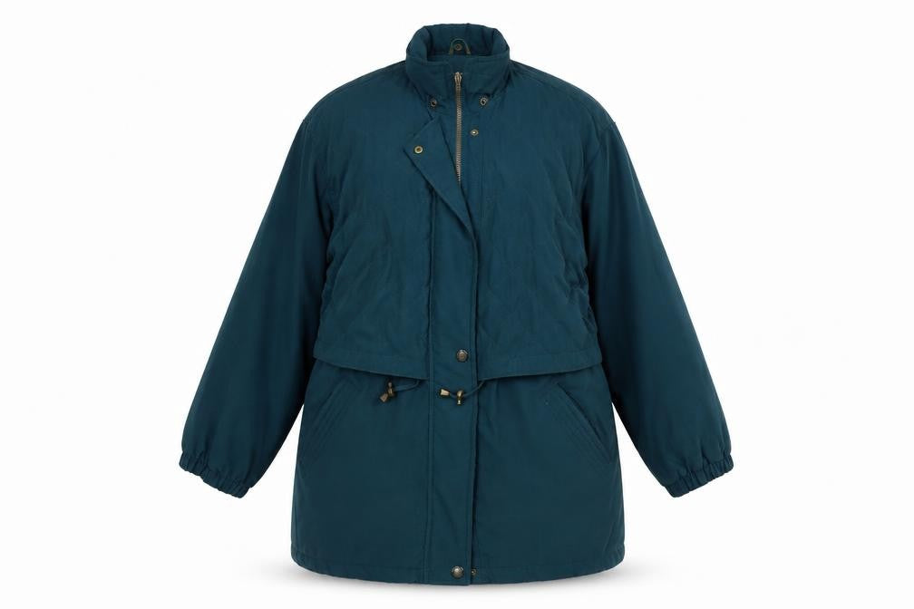Canada Womens Green   Overcoat Coat Size 14