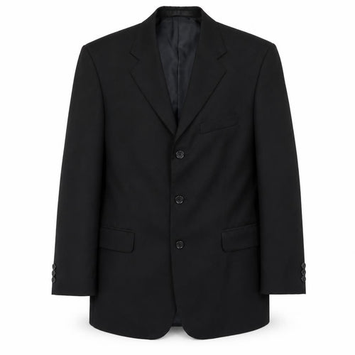 zantos Mens Black   Jacket Suit Jacket Size 38