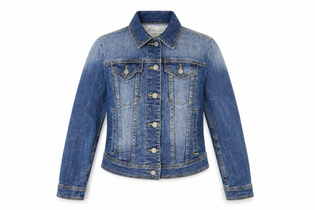 Cherokee Womens Blue  Denim Jacket  Size 6