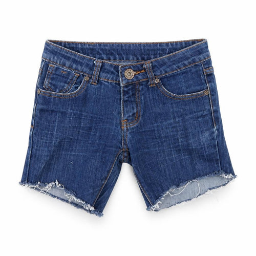 Miss Anna Womens Blue   Cut-Off Shorts Size 8