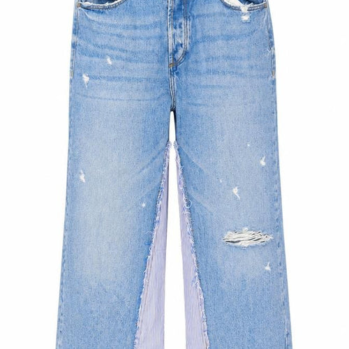 TRF Womens Blue   Straight Jeans Size 10 L22 in