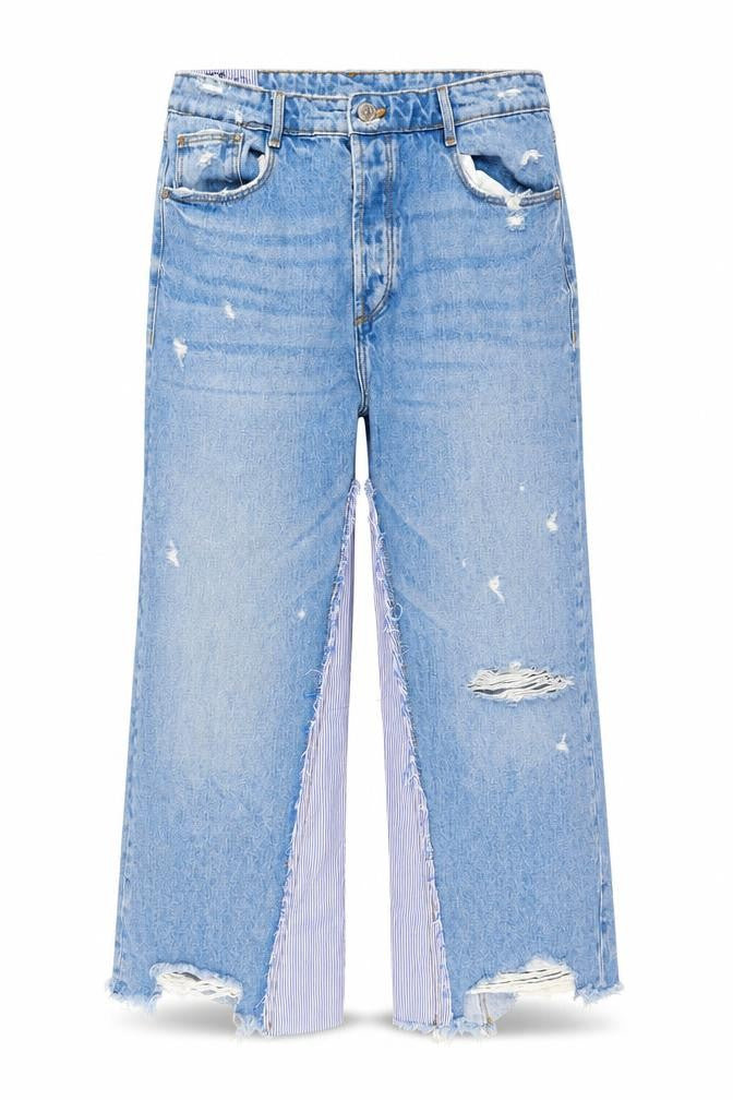 TRF Womens Blue   Straight Jeans Size 10 L22 in