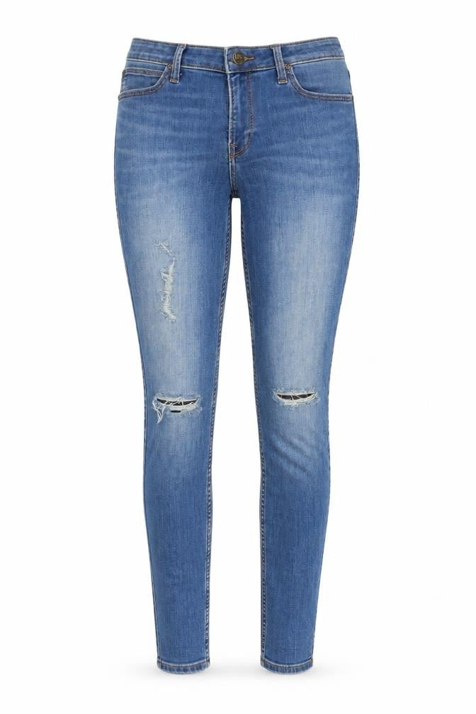 Lee Womens Blue Skinny Jeans Size S L28 in