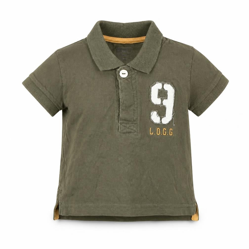 L.O.G.G Boys Green   Basic Dress Shirt Size 6-9 Months
