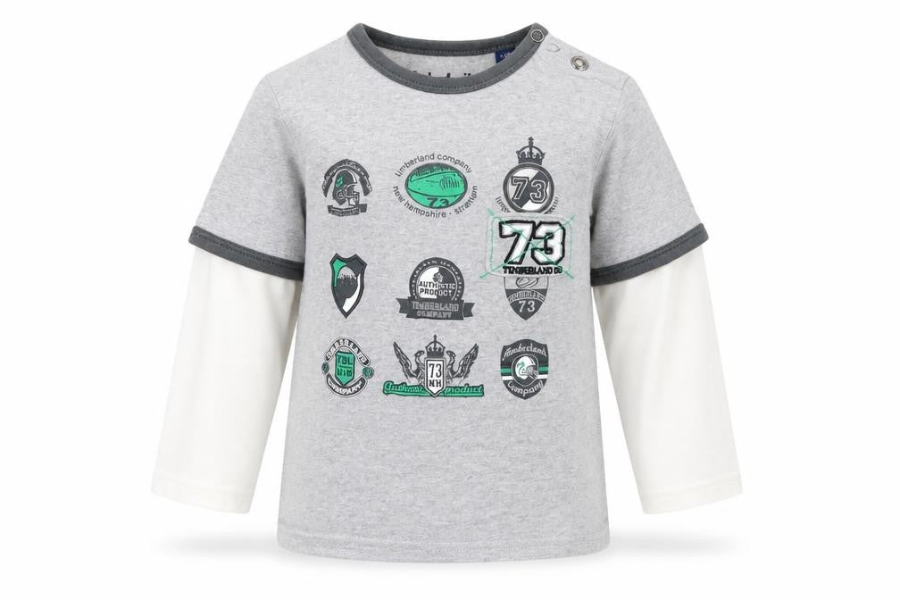 Timberland Boys Grey   Basic T-Shirt Size 2 Years