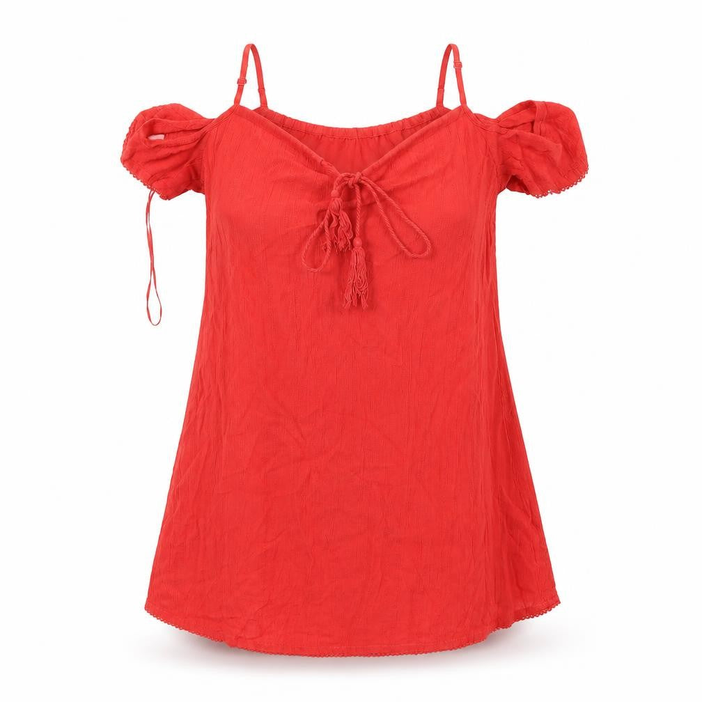 new look  Womens Red   Basic Blouse Size 6