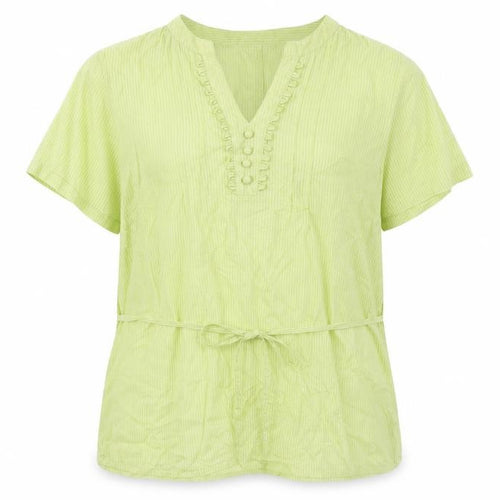 being casual Womens Green   Basic Blouse Size M