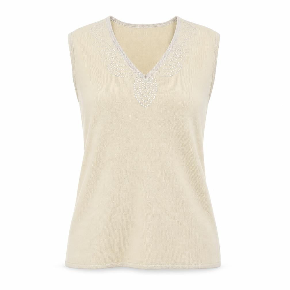 George Womens Beige   Vest Jumper Size 12