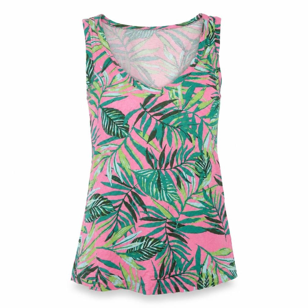Dorothy Perkins Womens Pink Floral  Basic Tank Size 8