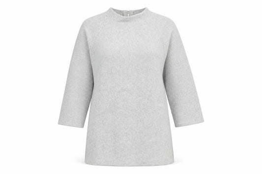Front view of Principles women’s grey jumper, size UK 10