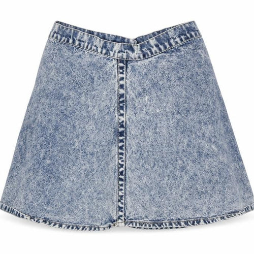 Rock & Revolution Womens Blue  Denim A-Line Skirt Size 8